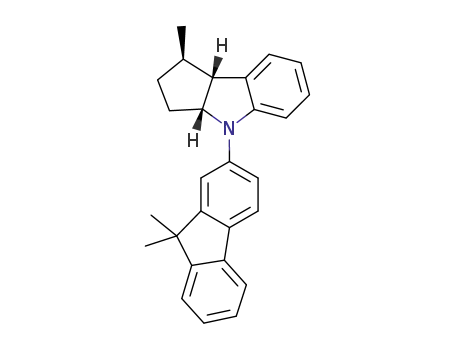 (1R*,3aR*,8bR*)-1-methyl-4-(9,9-dimethyl-9H-fluorenene-2-yl)- 1,2,3,3a,4,8b-hexahydrocyclopenta[b]indole