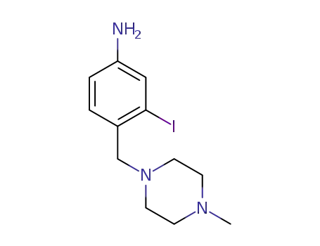 1-[(2-iodo-4-aminophenyl)methyl]-4-methyl-piperazine