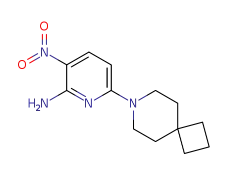 3-nitro-6-(7-azaspiro[3.5]decane-7-yl)pyridin-2-amine