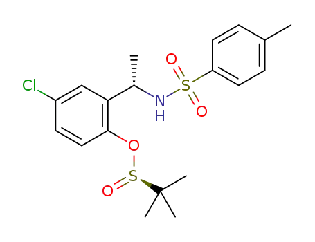 4-chloro-2-((S)-1-((4-methylphenyl)sulfonamido)ethyl)phenyl (S)-2-methylpropane-2-sulfinate