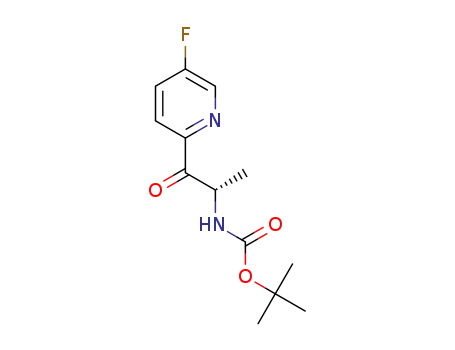 tert-butyl N-[(1S)-2-(5-fluoro-2-pyridyl)-1-methyl-2-oxo-ethyl]carbamate