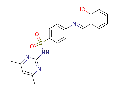 Benzenesulfonamide,
N-(4,6-dimethyl-2-pyrimidinyl)-4-[[(2-hydroxyphenyl)methylene]amino]-