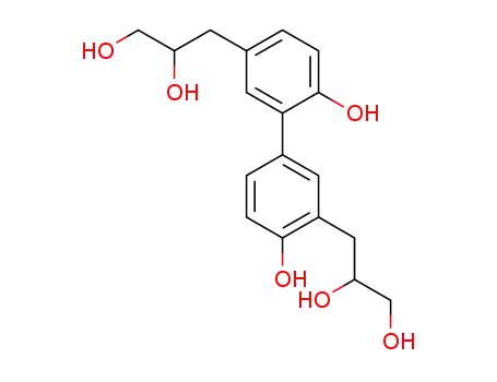 3,3'-(4,6'-dihydroxy-[1,1'-biphenyl]-3,3'-diyl)bis(propane-1,2-diol)