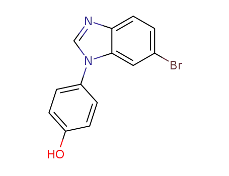 4-(6-bromo-1H-benzo[d]imidazol-1-yl)phenol
