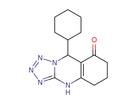 9-cyclohexyl-5,6,7,9-tetrahydrotetrazolo[5,1-b]quinazolin-8(4H)-one
