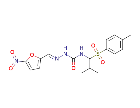 (E)-4-[(2-methyl-1-tosyl)prop-1-yl]-1-[(5-nitro-2-furyl)methylene]semicarbazide