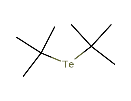 Molecular Structure of 83817-35-0 (Propane, 2,2'-tellurobis[2-methyl-)