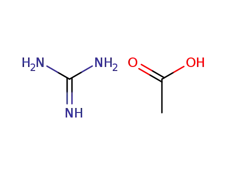 Molecular Structure of 593-87-3 (Guanidine acetate)