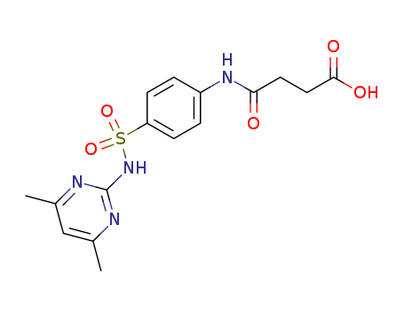 3-[[4-[(4,6-dimethylpyrimidin-2-yl)sulfamoyl]phenyl]carbamoyl]propanoic acid