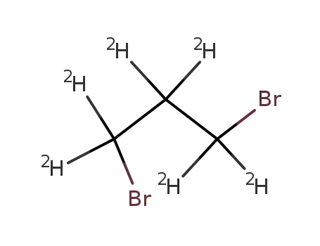 Molecular Structure of 120404-22-0 (1,3-DIBROMOPROPANE-D6)