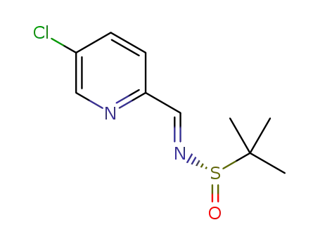 (S,E)-N-((5-chloropyridin-2-yl)methylene)-2-methylpropane-2-sulfinamide