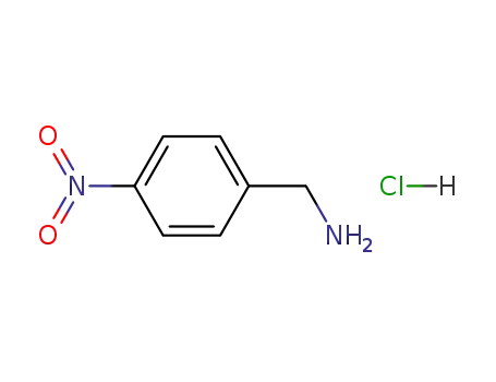 Molecular Structure of 18600-42-5 (4-Nitrobenzylamine hydrochloride)
