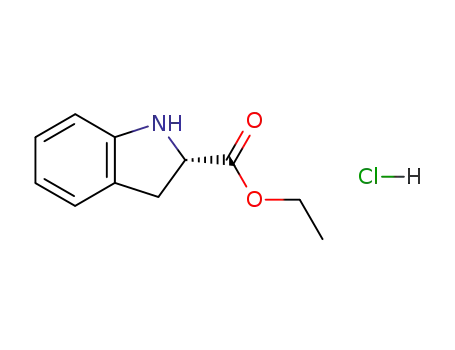 Molecular Structure of 79854-42-5 (ETHYL INDOLINE-2-CARBOXYLATE)