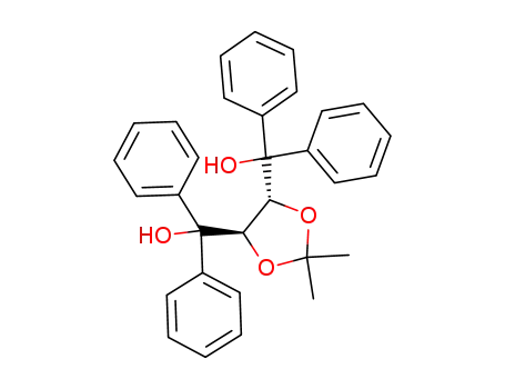 (4RS,5RS)-2,2-dimethyl-α,α,α′,α′-tetraphenyl-1,3-dioxolane-4,5-dimethanol