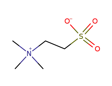 Molecular Structure of 7465-57-8 (N,N,N-trimethyl-2-sulfoethanaminium)