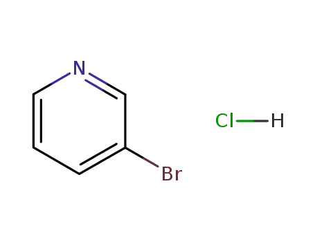 Molecular Structure of 65520-08-3 (Pyridine, 3-bromo-, hydrochloride)