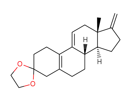 (8S,13S,14S)-13-methyl-17-methylene-1,2,4,6,7,8,12,13,14,15,16,17-dodecahydrospiro[cyclopenta[a]phenanthrene-3,2'-[1,3]dioxolane]