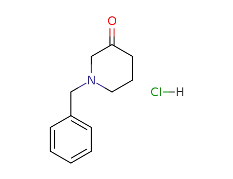 Molecular Structure of 50606-58-1 (1-Benzyl-3-piperidone hydrochloride)