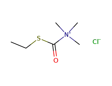 ethylsulfanylcarbonyl-trimethyl-ammonium; chloride