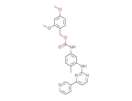 2,4-dimethoxybenzyl (4-methyl-3-((4-(pyridin-3-yl)pyrimidin-2-yl)amino)phenyl)carbamate