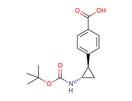 4-(2-((tert-butoxycarbonyl)amino)cyclopropyl)benzoic acid