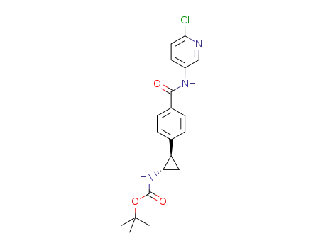 tert-butyl (2-(4-((6-chloropyridin-3-yl)carbamoyl)phenyl)cyclopropyl)carbamate