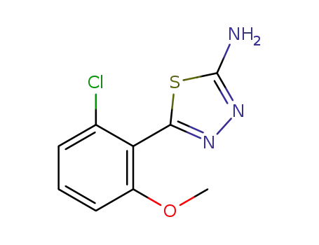 5-(2-chloro-6-methoxyphenyl)-1,3,4-thiadiazol-2-amine