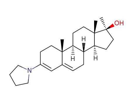 17α-methyl-3-pyrrolidino-androsta-3,5-dien-17β-ol