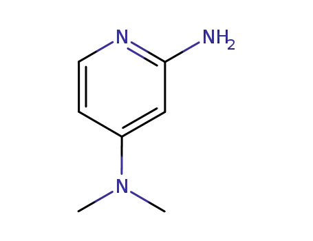 Molecular Structure of 50426-31-8 (4-N,4-N-DIMETHYLPYRIDINE-2,4-DIAMINE)
