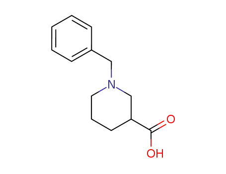 Molecular Structure of 141943-04-6 (1-BENZYLPIPERIDINE-3-CARBOXYLIC ACID)