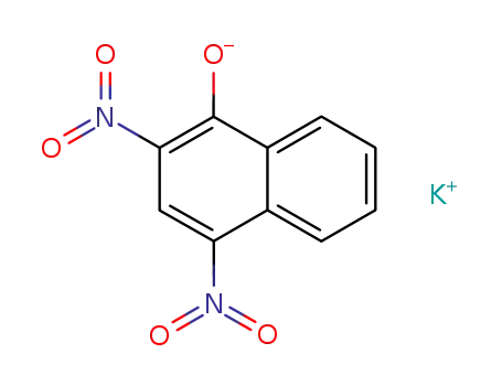 Molecular Structure of 18718-46-2 (1-Naphthalenol, 2,4-dinitro-, potassium salt)