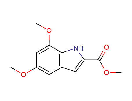 5-methoxy-7-methoxyindole-2-carboxylic acid methyl ester