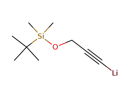 Molecular Structure of 91509-32-9 (Lithium, [3-[[(1,1-dimethylethyl)dimethylsilyl]oxy]-1-propynyl]-)