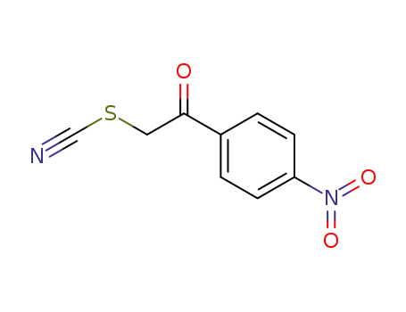 Molecular Structure of 6097-21-8 (4-NITROPHENACYL THIOCYANATE)