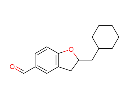 2-Cyclohexylmethyl-2,3-dihydro-benzofuran-5-carbaldehyde