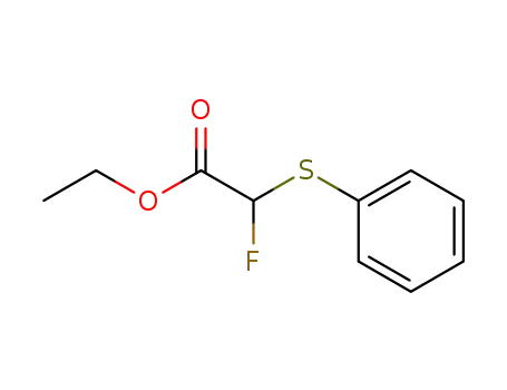 Molecular Structure of 106372-59-2 (ETHYL FLUORO(PHENYLTHIO)ACETATE)