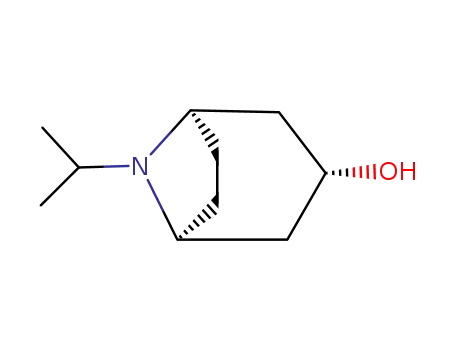 Molecular Structure of 3423-25-4 (endo-8-isopropyl-8-azabicyclo[3.2.1]octan-3-ol)