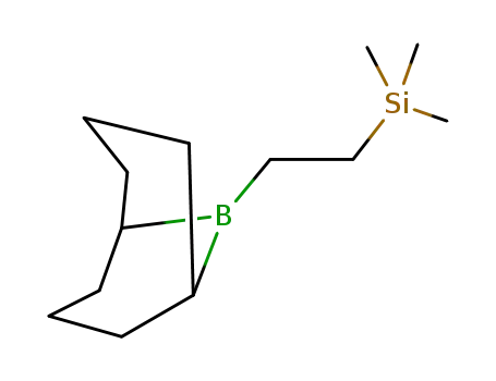Molecular Structure of 72610-05-0 (9-Borabicyclo[3.3.1]nonane, 9-[2-(trimethylsilyl)ethyl]-)