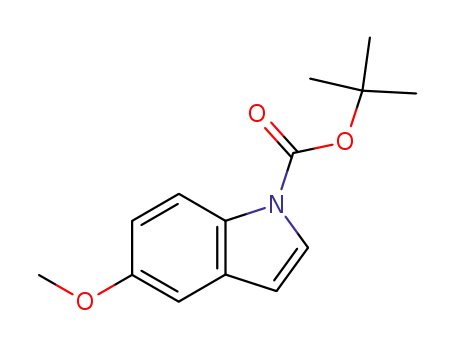 Molecular Structure of 99275-47-5 (1-BOC-5-METHOXYINDOLE)