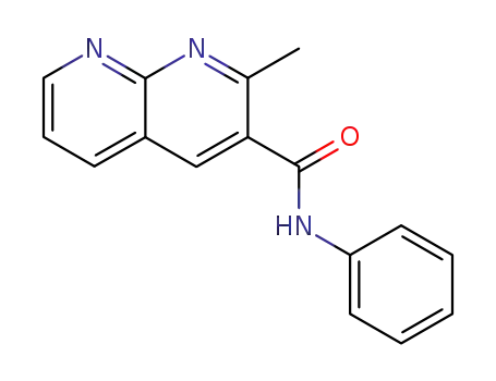 1,8-NAPHTHYRIDINE-3-CARBOXAMIDE,2-METHYL-N-PHENYL-