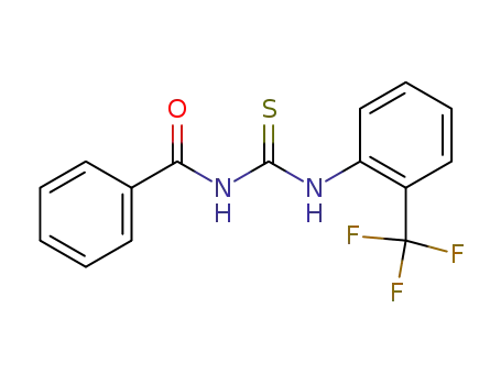 N-((2-(trifluoromethyl)phenyl)carbamothioyl)benzamide