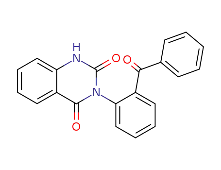 Molecular Structure of 91148-55-9 (2,4(1H,3H)-Quinazolinedione, 3-(2-benzoylphenyl)-)