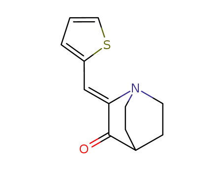 2-(thiophen-2-ylmethylene)-1-azabicyclo[2.2.2]octan-3-one