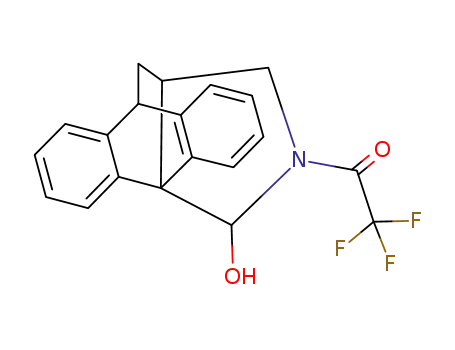 2-(Trifluoroacetyl)-1,2,3,3a,4,5-hexahydro-5,9b-o-benzenobenzisoindol-1-ol