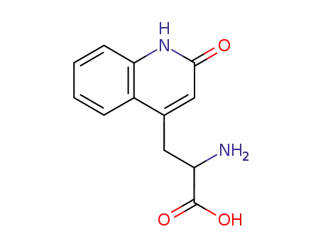 Molecular Structure of 5162-90-3 (4-Quinolinepropanoicacid, a-amino-1,2-dihydro-2-oxo-)