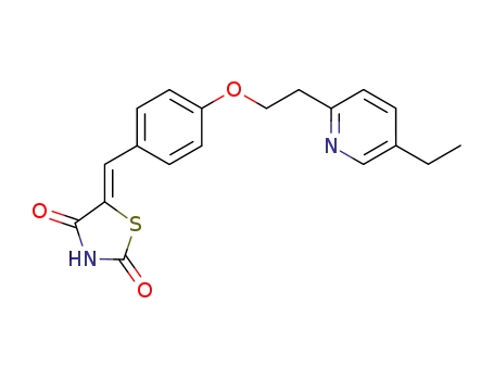 Molecular Structure of 136401-69-9 (5-[4-[2-(5-Ethyl-2-Pyridyl)Ethoxy]-2-Imino-4-Thiazoldione)