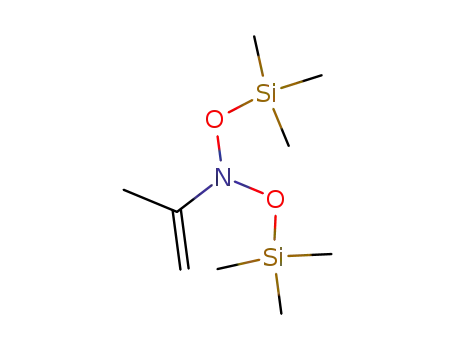 Molecular Structure of 102588-22-7 (1-Propen-2-amine, N,N-bis[(trimethylsilyl)oxy]-)