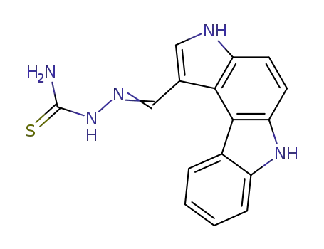 1-Formyl-3H-pyrrolo<2,3-c>carbazole thiosemicarbazone