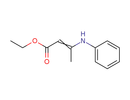 Crotonic acid, b-anilino-, ethyl ester