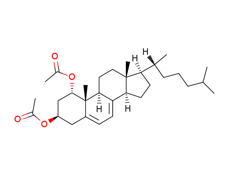 Cholesta-5,7-diene-1,3-diol,1,3-diacetate, (1a,3b)-
